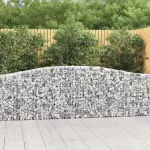 I&scaron;lenkti gabiono krep&scaron;iai, 6vnt., 400x30x80/100cm, geležis