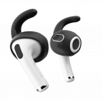 KeyBudz EarBuddyz Ear Hooks for AirPods 3 - Safe and Comfortable with Antimicrobial Technology - Juodas