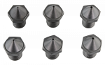 Flashforge Creator 3 Pro/Creator 4 grūdintų antgalių rinkinys - 0.4/0.6/0.8mm - 6 vnt