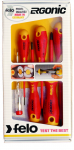 Izoliuotų atsuktuvų rinkinys Ergonic VDE + testeris Felo 41396398 - 6 vnt
