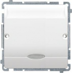 Kontakt-Simon Simon Basic vie&scaron;bučio jungtis su vidiniu ap&scaron;vietimu 10A 250V balta (BMWH1.02 / 11)