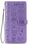 Reach Dėklas Cat-Dog Samsung A356 A35 5G violetinis