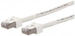 METZ CONNECT 13084U0588-E, 0,5 m, Cat6, S/FTP (S-STP), RJ-45, RJ-45, baltas