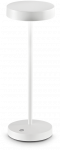 2W LED įkraunamas stalo &scaron;viestuvas TOFFEE, baltas, 3000K, IP54