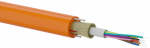 OS2 lauko DAC &scaron;viesolaidinis kabelis tiesioginiam laidojimui, oranžinis SM 8J 9/125 G652D Fca PE ALANTEC