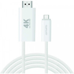 4Smarts USB-C į HDMI laidas PD 2m baltas (baltas)