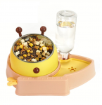 Automatinis vandens dozatorius &scaron;unims ir katėms 2in1 - rožinis