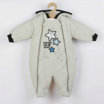Koala Star Vibes žiemos kombinezonas kūdikiams su mėlynu gaubtu, 62 (3&ndash;6 m), 62 (3&ndash;6 m) dydis