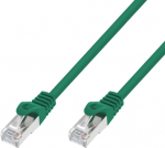 Extralink Cat.7 S/FTP 10m 20G Žalia | LAN pataisos laidas | Varinis vytos poros tinklo kabelis