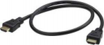 Kabelis Aten HDMI - HDMI 0.6m juoda
