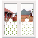 Dekoratyvinė balta matinė lipni plėvelė DECO06