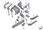 Bmw X5 X6 X7 Priekinis Kairys Variklio Palaikymas Originalus 41007417571