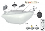 BMW F20 F21 LED Modulio Remonto Komplektas Originalus 63117296905