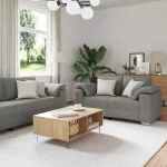 Sofa 2 vnt. Tortora audinys