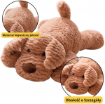 Lean Toys Plu&scaron;inis &scaron;uo 30 cm, smėlio spalvos