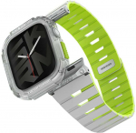 Apyrankė + dėklas Skinarma Gemini skirti Apple Watch 42mm niteglow