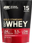Optimum Nutrition Gold Standard 100% Whey i&scaron;rūgų baltymai - Skanios bra&scaron;kės 450 g