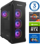 Stacionarus kompiuteris INTOP AQUA Ryzen 7 8700F 16GB DDR5 2TB SSD M.2 NVME RTX5070Ti 16GB no-OS (RW58128NS)