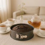 Winder Home Apvali torto kepimo forma 18 cm &ndash; nelimpanti, plieninė