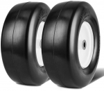 Vejapjovės padangos su ratlankiu 330x127-152mm, 2 vnt., be kamerų, traktoriuko, PU, atsparios pradūrimui