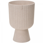 FORM PLASTIC Gėlių vazonas "Keli Mika" 18 cm, "Eco Wood", baltas