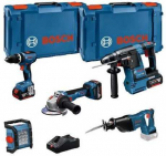 Bosch Rinkinys COMBI 18V GSB + GBH + GWS + GSA + GLI + 3x5