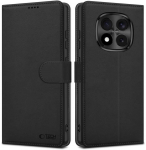Dėklas Tech-Protect Wallet Xiaomi Redmi Note 15 Pro+ Plus 5G matinės juodos spalvos