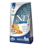 Orange Oranžinis FARMINA N&D OCEAN - DOG Dry Cod Pumpkin&Oranžinis ADULT MINI 7kg