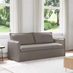 Sofa Taupe 195 x 82 x 85 cm Metalas