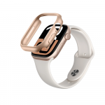 &bdquo;AmazingThing&ldquo; minimalaus dizaino dėklas, skirtas &bdquo;Apple Watch 46 mm&ldquo; &ndash; rožinio aukso spalvos