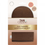 TanOrganic Duo Tanning & Exfoliating Tanning Mitts Brown