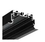 LED juostos profilis PHIL.V2, juodas, 2m
