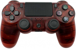 Dėklas GameBox P4 Universāls Bluetooth Kontrolieris PlayStation 4, PlayStation 3, PC, TV un TV Box Caurspīdīga Sarkans