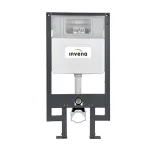 Invena WC rėmo skalavimo mygtukas Cersanit CK-99-031, chromuotas