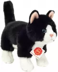 Teddy Hermann - Stovintis katinas juodai baltas 20 cm (918202)