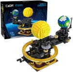 Konstrukciniai kaladėlės CaDA Master Saulės sistema Saulė Planeta Žemė Mėnulis Solar System Kosmosas 651 elementas C71009W
