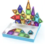 Picasso Tiles - Nano Magnetic Tiles Travel Set, 40 Pcs (PN010)