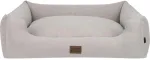 Nordic paws - Tiber Lux Dog Bed - Pilkas/rusvai gelsvas - XL 105 x 75 x 25 cm