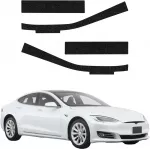GrizzGlass Juoda techninė danga HeavyDuty Juodas slenksčiams, skirtiems Tesla Model S (2023-2026) [4w1] (GRZ20513)