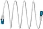 Goobay Ultralankstus CAT 6A tinklo kabelis U/UTP, baltas (79227)