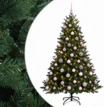 Dirbtinė kalėdinė eglutė su rutuliuku 210 cm 300 LED