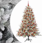 Dirbtinė kalėdinė eglutė su rutuliuku 240 cm 300 LED