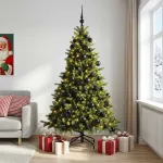 Dirbtinė kalėdinė eglutė su rutuliuku 210 cm 300 LED