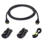 Kabelis Aten Saugių HDMI KVM kabelių rinkinys 2L-7D02UH21X4