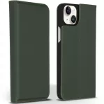 Accezz Premium odinis plonas atverčiamas dėklas, skirtas iPhone 14 Plus &ndash; žalias