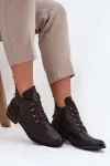 Boto Tamsiai rudi moteri&scaron;ki aulinukai
