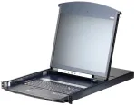 Aten 8-Port 19" LCD CAT5e/6 KVM over IP Switch Dual Rail -