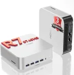 GEEKOM A8 MAX R7 mini kompiuteris su AMD Ryzen 7 8745HS, 16 GB DDR5 RAM ir 1 TB NVMe SSD