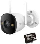 IP kamera Imou bullet 3 5MP Wi-Fi IR30 su 64GB atminties kortele