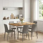 Kvadratinis valgomojo stalas 120 x 90 x 75 cm